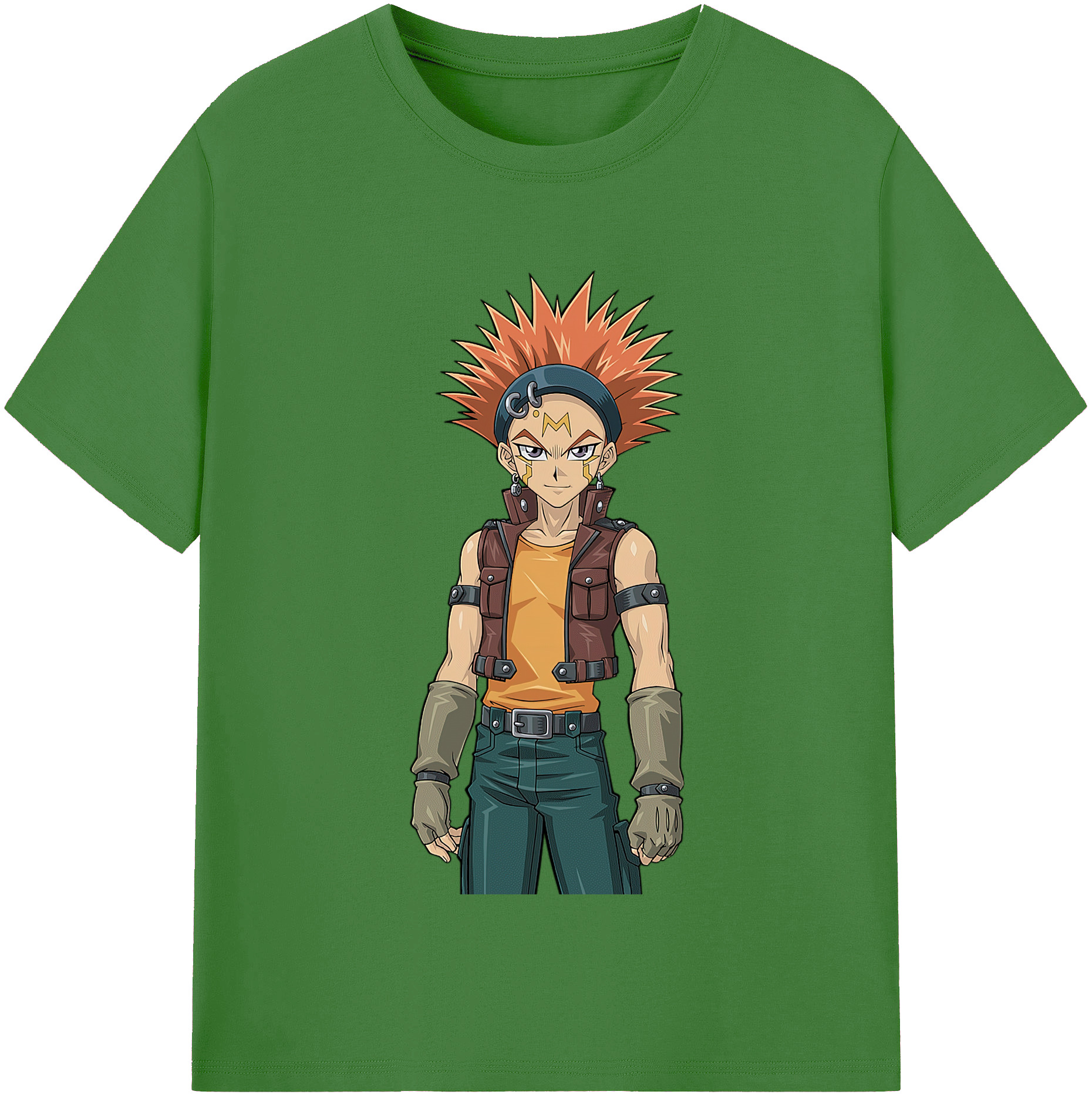 （画像用） 遊☆戯☆王 Yu-Gi-Oh! レディースカジュアルプリントTシャツ（綿100％）
